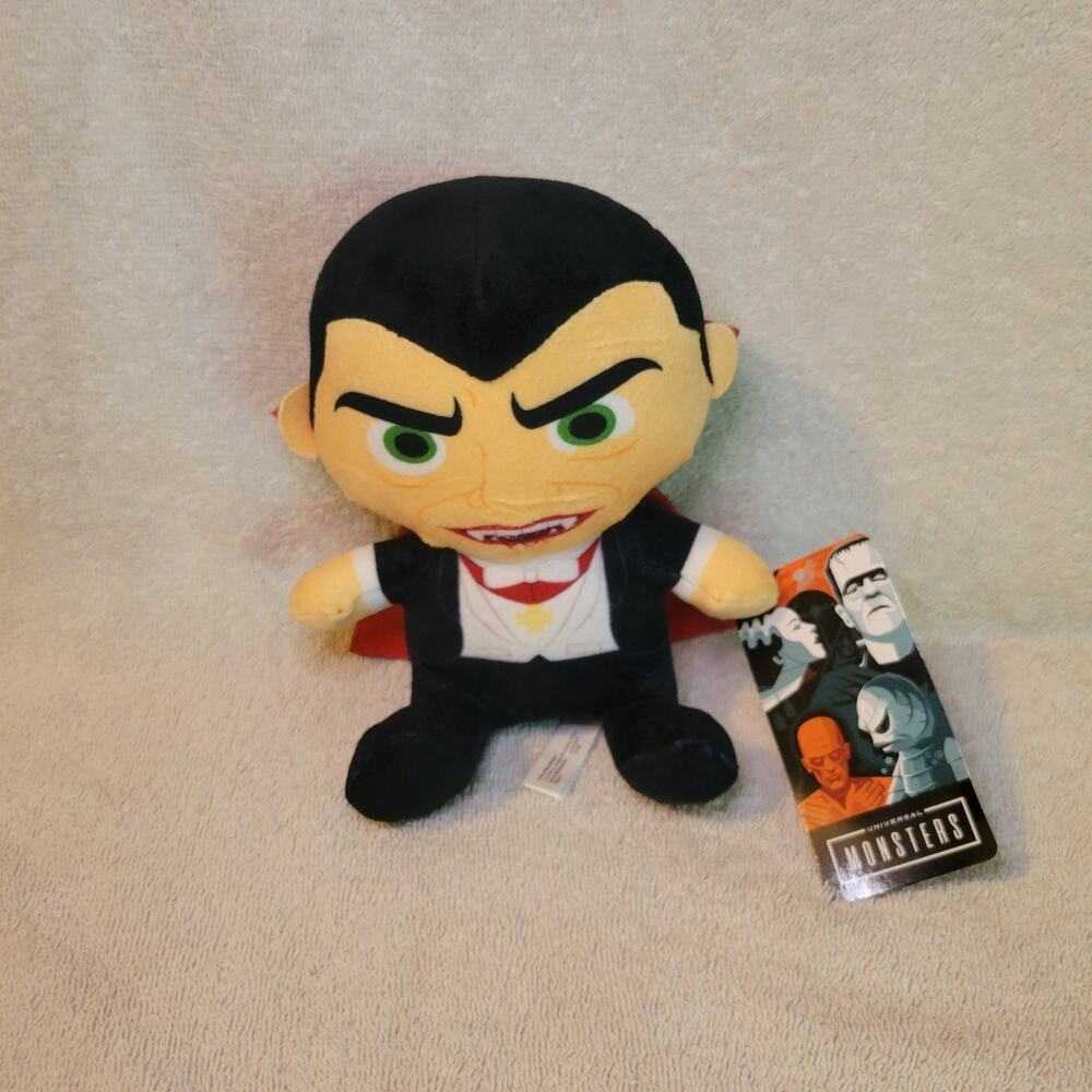 Count Dracula Horror Universal Studios Monsters Stuffed Plush 7” Halloween NWT
